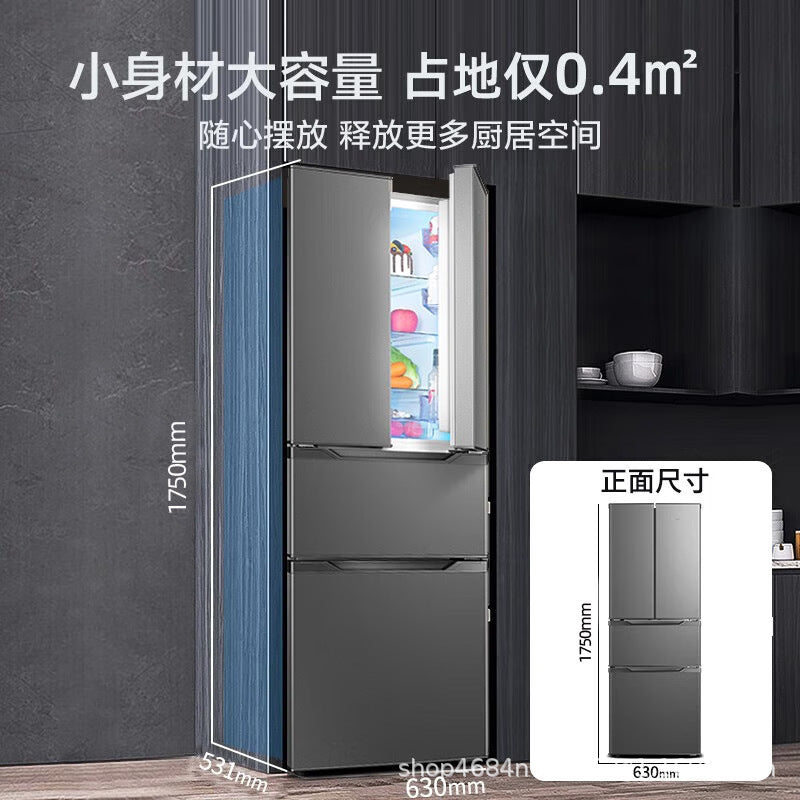 Royalstar 301l french door refrigerator - energy efficient, slim design, large capacity, universal home use