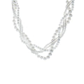 retro multi-layered cable knit pearl necklace - luxury, high-end, baroque style fashion choker jewelry wholesale