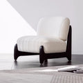 Solid wood sofa chair normcore cashmere single lazy lounge chair japanese style small apartment casual sofa seat small apartment