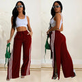 C6960 cross-border   independent station fashion women's single pants solid color sweatpants multi-color