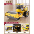 construction vehicle mega set: road roller, excavator, bulldozer, forklift gift box – perfect toys for boys and kids