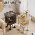 Creative metal ornaments side table cream bedroom living room casual bedside table storage rack sofa coffee table floor storage