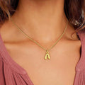 European and american cross-border fashion versatile bubble 26-letter necklace set - new exquisite women's jewelry gift set