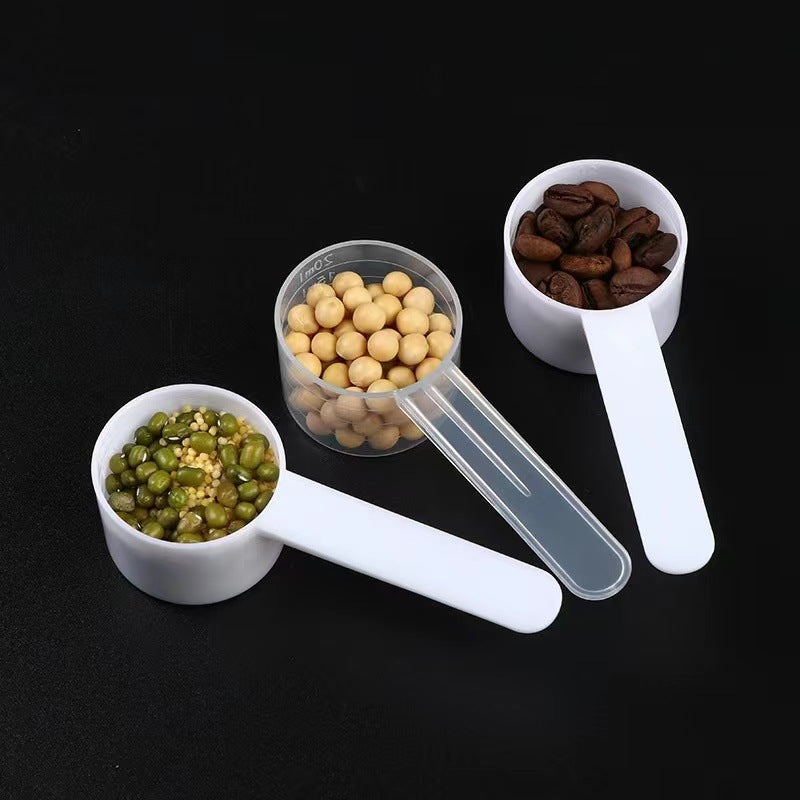 20ml plastic measuring spoon facial mask powder laundry powder spoon liquid powder feed fertilizer spoon filled with water 20g