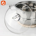 supply of stainless steel pots and pans, 18-piece set, thickened non-stick flat-bottomed frying pan, milk pot, soup pot set combination