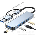 1-to-4 usb 3.0 splitter hub, 7-in-1 multi-interface type-c hub for laptops