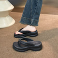 Thick sole flip flops women's plaid spring summernew arrivalfashioneasiest for matchnon-slipcasualnon-slip beach flip flops