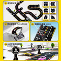 Kids rail traffic patchwork puzzle diy racing track puzzle early education educational toys car parking lot
