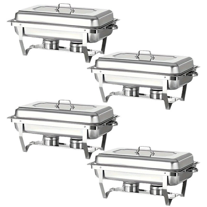 Amazon stainless steel buffet warmer - foldable flip-top square alcohol stove - food heating buffet stove - hotel dining stove