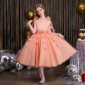 european and american custom-made children's dresses: new high-end floral dresses for little girls, perfect for flower girls, weddings, piano performances, and european & american styles