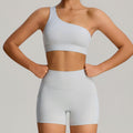 European and american style new yoga outfit set for women - summer pocket workout set, premium slim-fit activewear