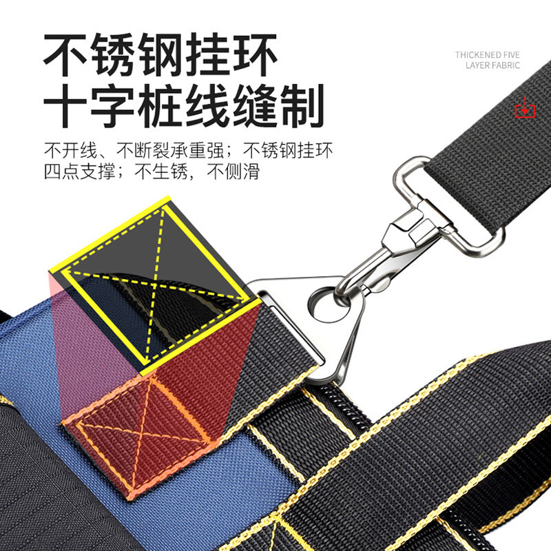 Arrizo Electric Toolkit Wholesale Multifunctional Large Portable Thickened Wear-resistant Canvas Tool Bag Storage Bag