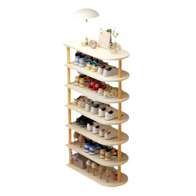 Shoe rack, multi-storey dormitory at the entrance of the home, simple small and narrow entrance door, shoe rack storage, space-saving shoe cabinet