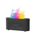 new arrival white noise flame aromatherapy machine for home desktop large fog volume flame humidifier aromatherapy machine wholesale