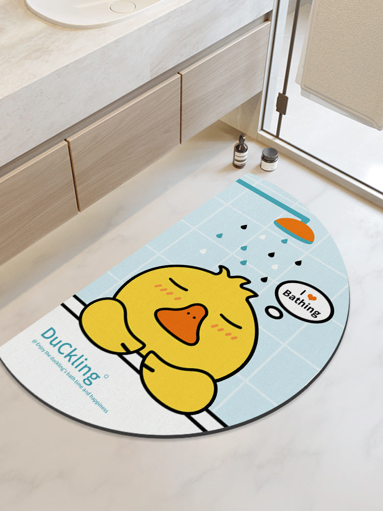 Distribute diatom mud absorbent mat bathroom floor mat toilet bathroom door step foot bath non-slipfor home