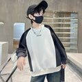 Boys' spring/autumn sweatshirt -  new collection - mid-to-large size kids' autumn long-sleeve t-shirt - trendy boys' autumn top