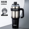 Summer new arrival: extra-large insulated tumbler - super capacity ice tumbler, stainless steel keeps drinks cold, perfect for car coffee