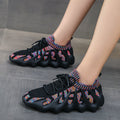 Octopus socks flying woven sneakers for women 2025 summernew arrivalk-style breathable coconut mesh foot cover women's shoes trendy