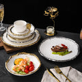 Embossed minimalist solid color ceramic bowls, plates, and dishes - premium, high-end design for hotels, restaurants, steak plates, fruit salads, and dessert bowls