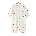 Wholesale baby rompers - spring/summer lightweight air conditioning suits, baby pajamas, long-sleeve onesies, crawling suits, newborn clothes