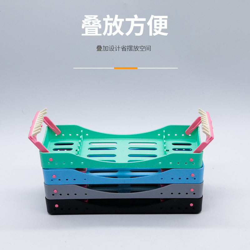 Dental instrument disinfection box, disinfection rack, oral instrument management box, filler tool box 5 pcs 10 pcs