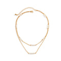Fashionexportfashion cross necklaceelegant small cross pendant clavicle chain girls atmosphere jewelry necklace