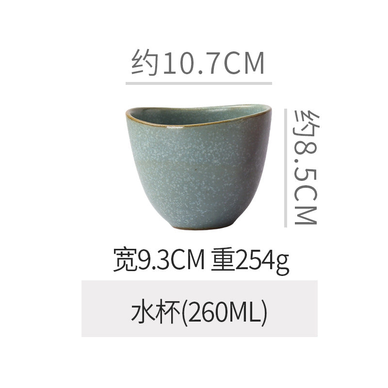 Vintage & unique shaped ceramic dinnerware - stylish plates for restaurants & home use - creative fruit, salad, rice & noodle bowls