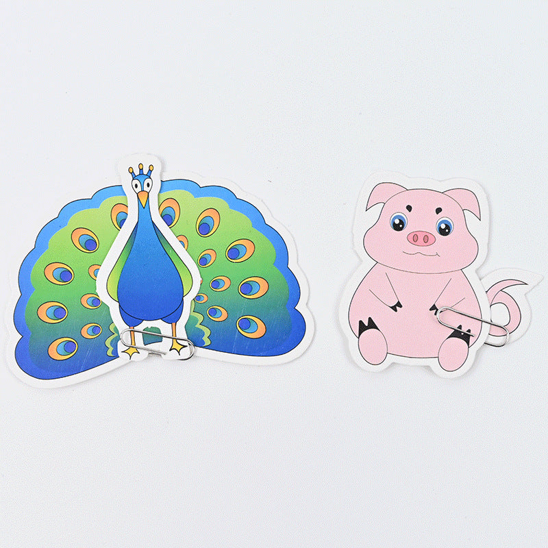 Looking for Tails Kindergarten Classroom Science Experiment Fun STEAM Handmade DIY Material Pack Technology Small Production Game