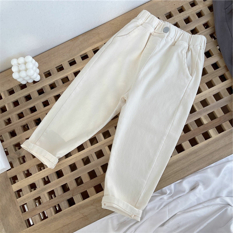 Kids ice silk anti-mosquito pants summer boys thin leggings bloomers new arrivaltrendy style breathable casual pants