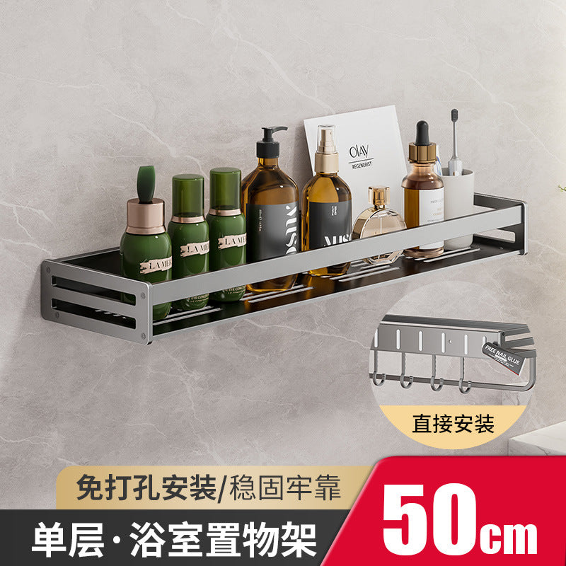 Removable bathroom rack No punching Wall-mounted toilet Toilet washstand Wall toilet storage rack