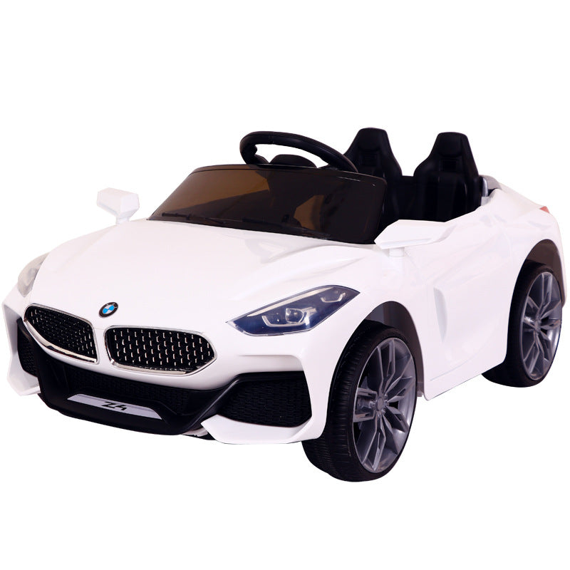 Manufacturer supplies children's electric car four-wheel remote control children's car baby toy car can sit silent swing work