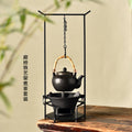 Stove tea kettle suit complete set of cast iron charcoal stove liangyi hook charcoal stove boiling water ceramic for home teapot handle kettle