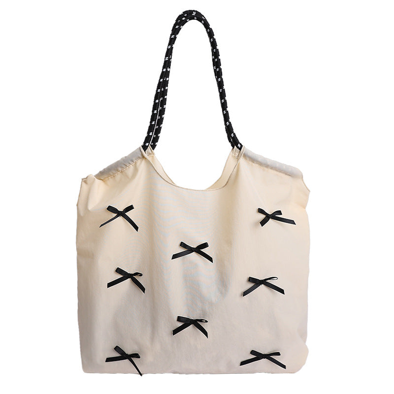 Sense of designbows bag koreanniche stylesweeteasiest for match shoulder bag spring and summernew arrival armpit bag tote bag