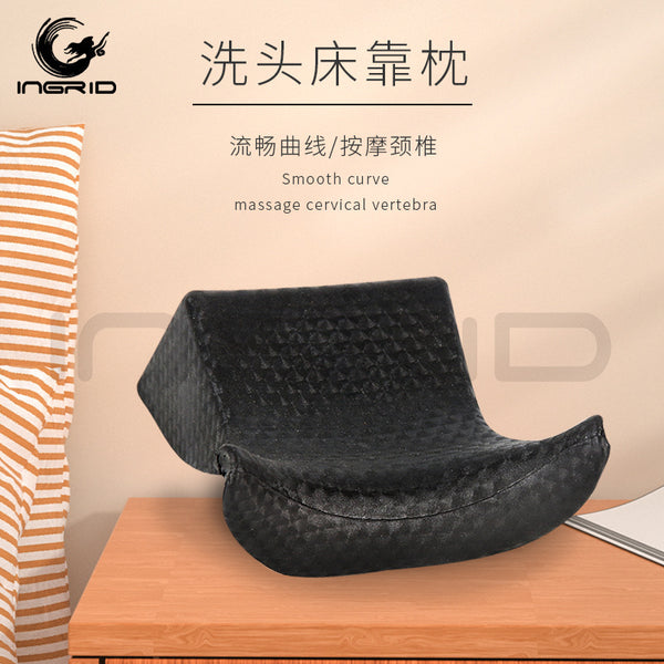 Shampoo bed pillow smooth curve massage cervical spine waterproof pillow universal neck pillow soft neck pillow silicone neck pillow
