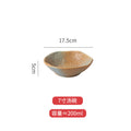 New creative ceramic plates - japanese retro round dinner plates, steak plates - wholesale for home and hotel tableware manufacturers
