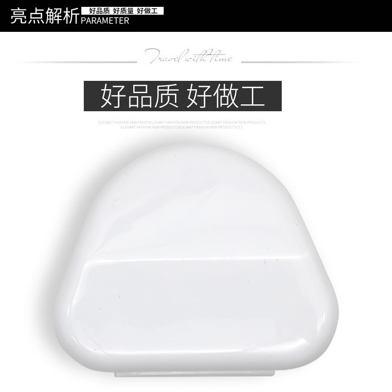 Dental triangle tooth box Orthodontic retainer Storage box Denture denture box Plastic tooth box Tooth tray box Wholesale