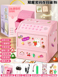 2024 new kids' money bank - girl's one-way deposit safe box, boy's large capacity password box savings bank