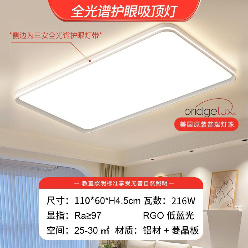 Atmospheric living room main light, dining room bedroom light modern simple led Nordic ceiling light whole house package lighting combination