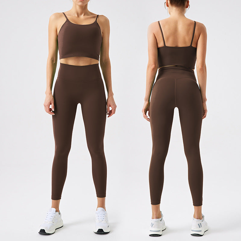 tight yoga wear sports intimates fitness wear high waistslimming look yoga suit guangzhou sports factory personalized