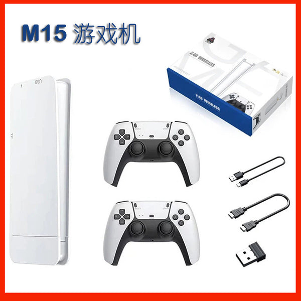 TV game console double handle TV home game console M15PS1 high definition mini wireless controller game bluetooth