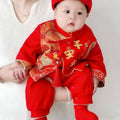 Spring & fall baby 100-day baby girl double-layer one-year-old dress suit new chinoiseriekids birthday banquet outwear clothes