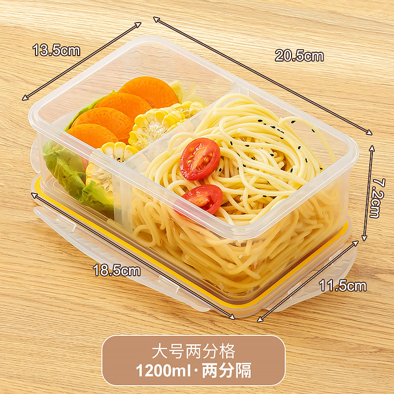 Office workers bring rice compartments, lunch boxes can be heated and sealed in microwave ovens, fresh-keeping boxes, food-grade plastic bento boxes