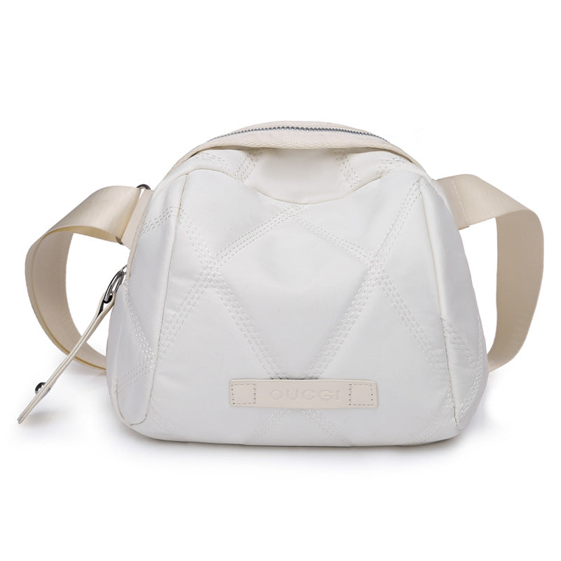 Fashion versatile shell bag women's shoulder bag nylon cloth bag large capacity messenger bag women's bag can be customized with logo printing