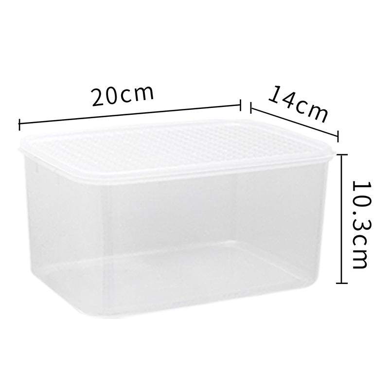 Good things refrigerator freezer storage box crisper box food grade special kitchen preparation packaging heatable storage box