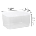 Good things refrigerator freezer storage box crisper box food grade special kitchen preparation packaging heatable storage box