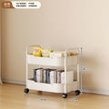 Movable coffee table snack cart cream style living room sofa side table mini bedside storage rack table