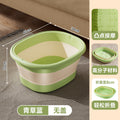 Direct from the factory: customizable, foldable plastic foot bath bucket. portable, collapsible foot basin for foot washing and massage