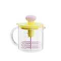Multifunctional hand mixer with built-in whisk, press-down filter, and egg beater – perfect for cream whipping and baking