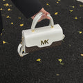 Women's bag 2025 new style shoulder chain crossbody color block fashionable textured large capacity factory direct small square bag