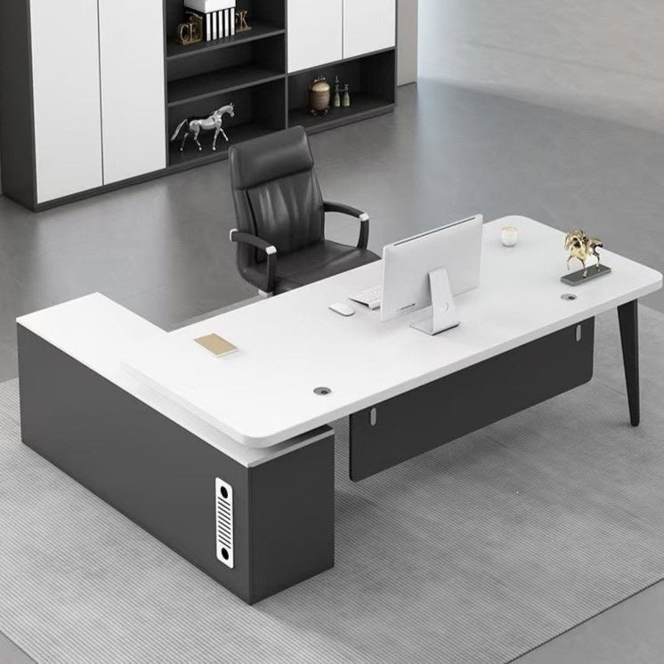 Boss desk office desk chair combination casual modern executive desk table office furniture desk single computer desk